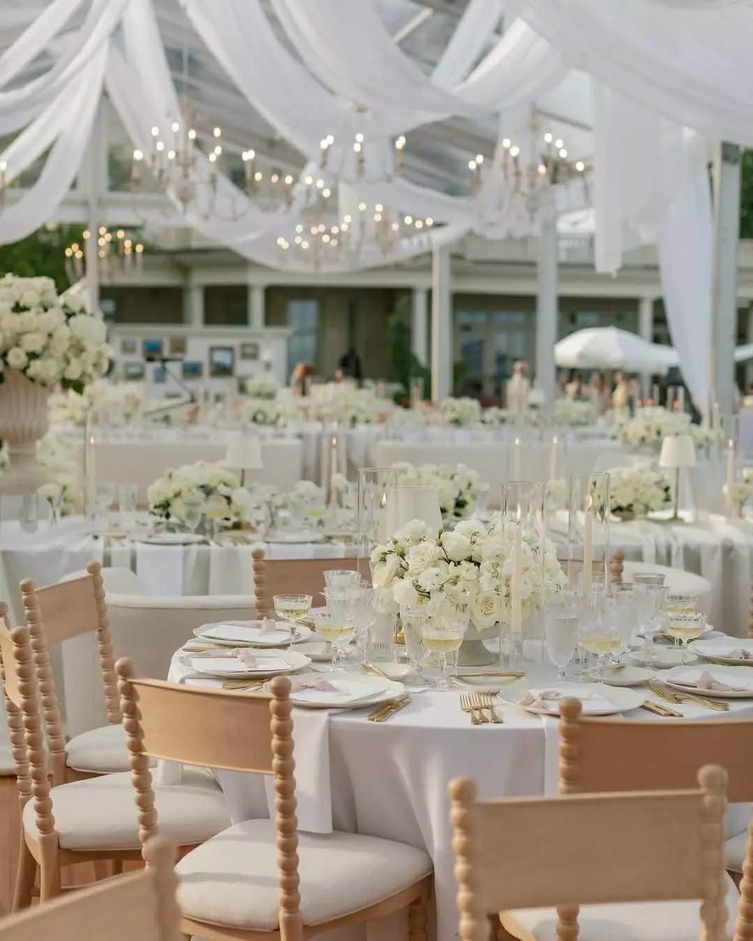 Bunch of white flowers