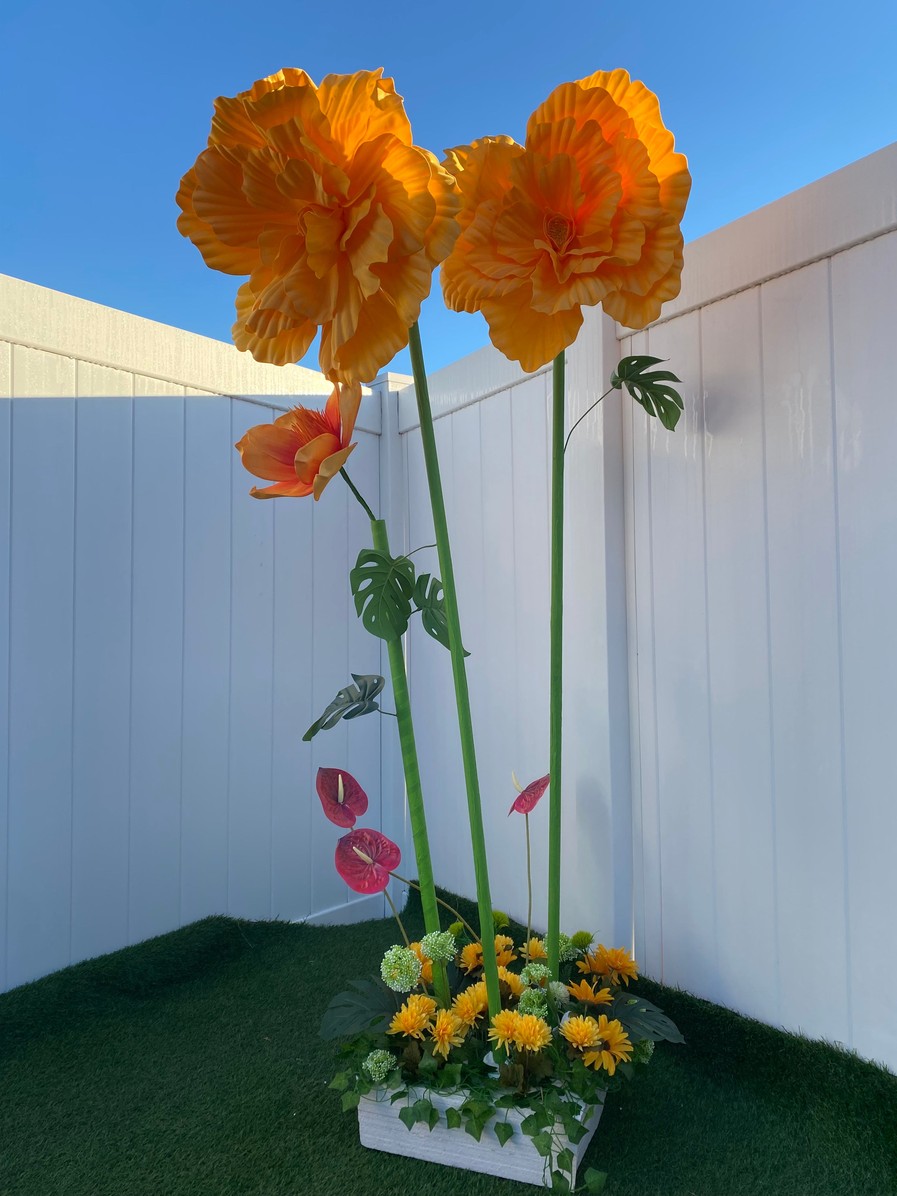 Yellow Gigantic Flowers