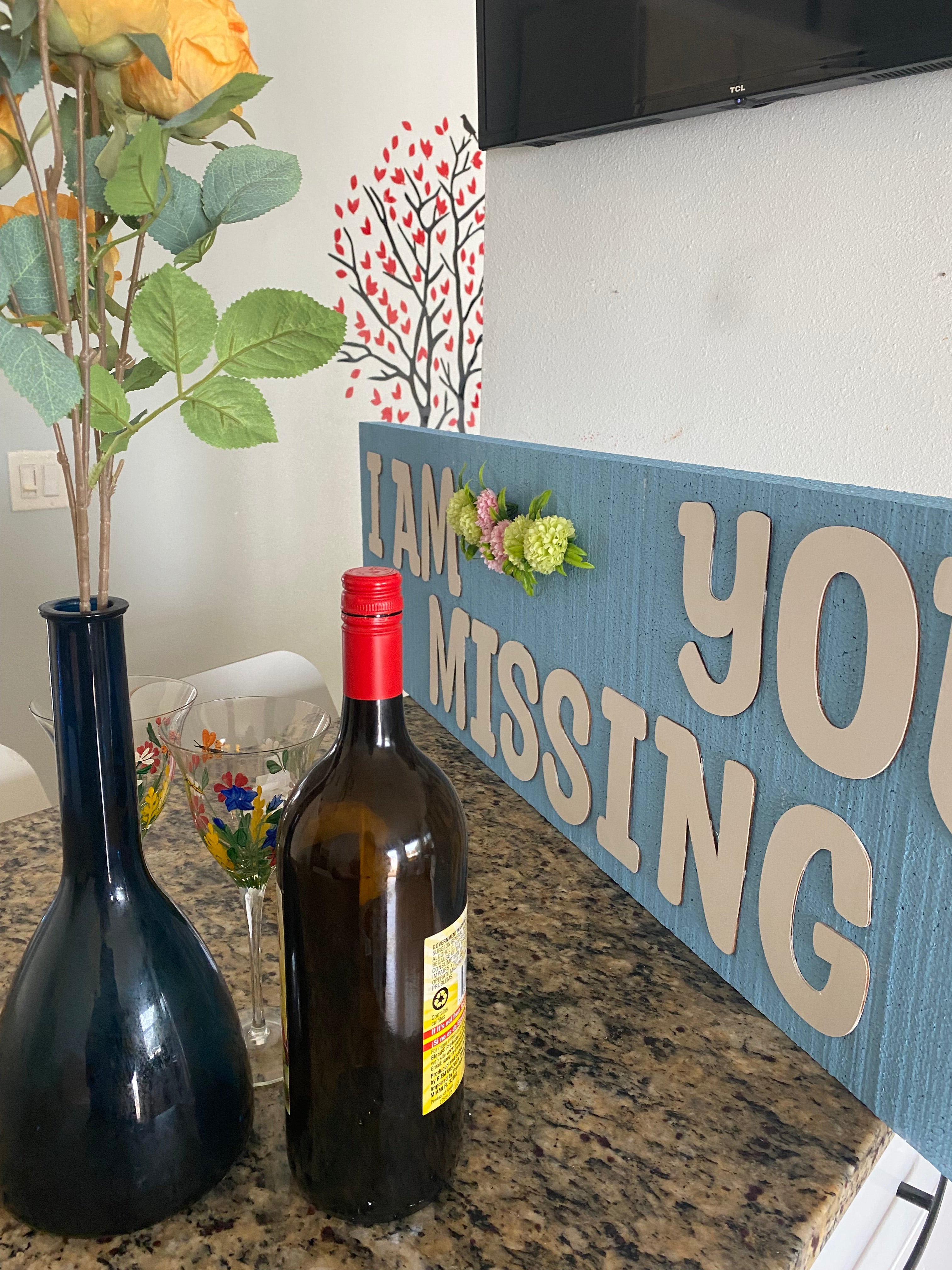 I’m missing you, sign