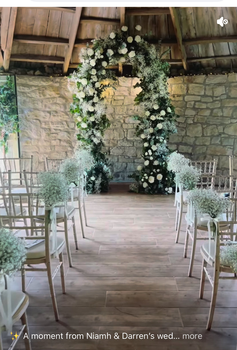 Full Rental Package celebrations in White, 44 items