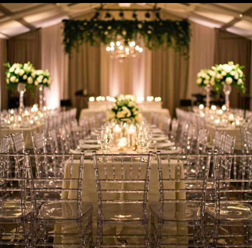 Full Rental Package celebrations in White, 44 items