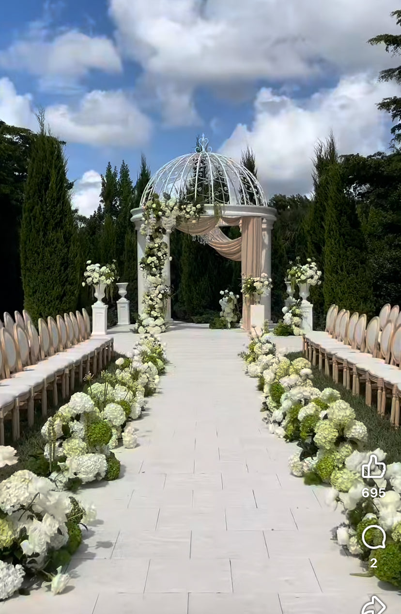 Full Rental Package celebrations in White, 44 items